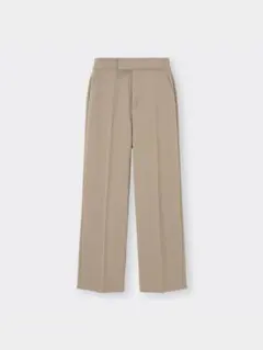 b*m様 新品未使用タグ付き【GU ジーユー】センタープレスストレートパンツ　X