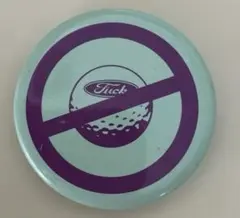 ゴルフボールに「Fuck」デザイン缶バッジ