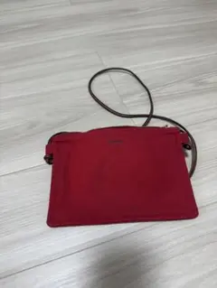 ORCIVAL キャンバス×レザー　サコッシュ レッドのサムネイル