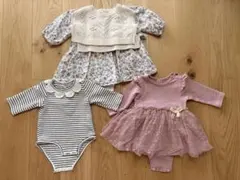 petit mainベビー服セット（ロンパース）