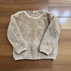 ベージュ フリース トレーナー 100