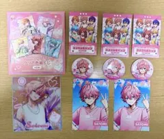 すとぷり　さとみくん　クリア色紙　缶バッジ　写真セット