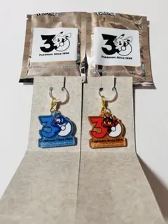 ポケモン Poké-Charm 30周年ロゴマスコット2 ニャビー アシマリ