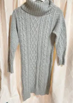 【新品未使用】axes femme アクシーズファム系　ニットワンピースLサイズ