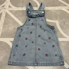 【美品】GAP デニム ジャンパースカートのサムネイル