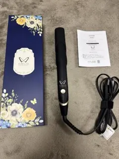 KINUJO W絹女 ワールド海外 ヘアアイロン ストレート ブラック