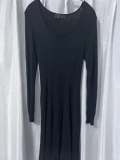 UNTITLED 黒 ニットワンピース サイズ4