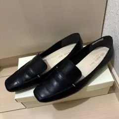 り*と様 RODE SKOロデスコ スクエアトゥ プチメタル ローファーフラットのサムネイル