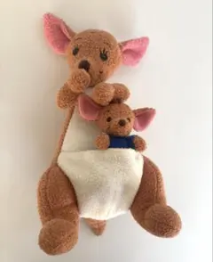 くまのプーさん　カンガとルー親子ぬいぐるみセット