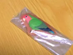 鳥のアイシングクッキーフィギュアマグネット2 コザクラインコ