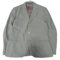 VERSACE ヴェルサーチェ テーラードジャケット グレー 古着