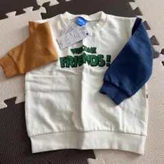 ミッキーマウス トレーナー クリーム