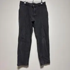 QUIKSILVER クイックシルバー　テーパードデニムパンツ ブラックLのサムネイル