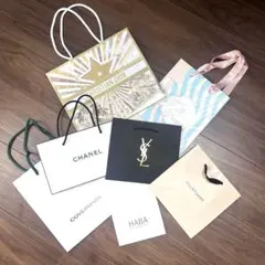 【極美品】CHANEL・Dior・YSL他 デパコスショップ袋7枚セット