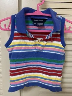 Ralph Lauren マルチカラー ポロシャツ 9M（67-72cm）