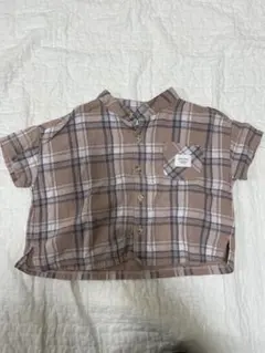 tete a tete シャツ　トップス　チェック　80