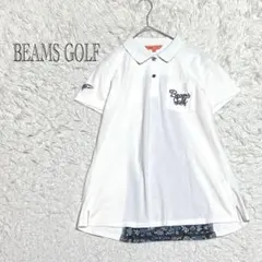 現行✨ビームスゴルフサンサーフ別注アロハワンピースハワイアン総柄ドライ鹿の子 現行✨ビームスゴルフサンサーフ別注アロハワンピースハワイアン総柄