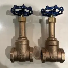 砲金製30㎜ マエザワ ソフトシール仕切弁 水道用 （ゲートバルブ 