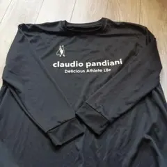 claudio pandiani ブラック長袖シャツ