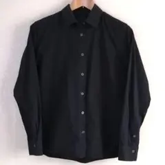 MUJI 黒の長袖シャツ Sサイズ コットン
