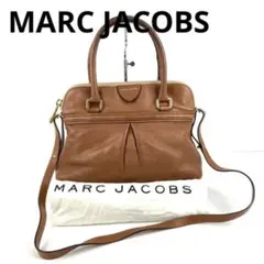 MARC JACOBS マークジェイコブス 2wayバッグ レザー ブラウン