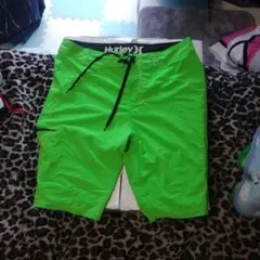 Hurley 蛍光グリーン ショートパンツのサムネイル