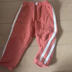 赤サイドストライプ パンツ　ラインパンツ