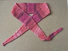 オパール毛糸　ハンドメイド　ミニマフラー　ソフィースカーフ