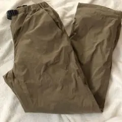 モンベル150ライニングパンツ防寒パンツ男の子キッズ女の子スキー茶フリース