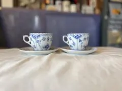 ロイヤルコペンハーゲンブルーフルーテッドカップ・ソーサーセット