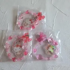 サンリオキャラクターズ きらきらビーズチャーム マイメロ　キティ