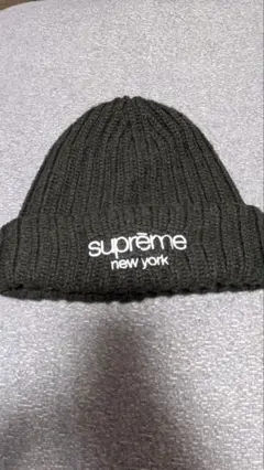 supreme ニット帽 黒