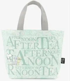スヌーピー　AfternoonTeaコラボ　トートバックSS