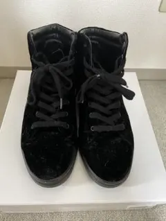 ZARAMAN ベルベット ハイカット　ブーツ