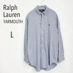 Ralph Lauren YARMOUTH シャツ チェック 90s 希少 古着