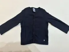 Petit Bateau ネイビー カーディガン 18m 80cm