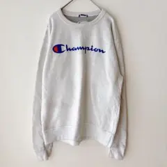 Champion チャンピオン スウェット トレーナー 裏起毛 ホワイト XL
