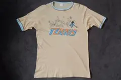 80S/ミッキーマウス/TENNIS/ヴィンテージ/レア/L/Tシャツ/希少