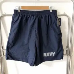実物 新品 米軍 U.S.NAVY フィジカル トレーニングショーツ 8インチのサムネイル