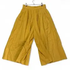 LOWRYS FARM⭐︎ローリーズファーム⭐︎ガウチョパンツ⭐︎Lサイズ⭐︎イエロー