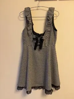 Ank Rouge 千鳥柄 ジャンスカ