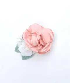 axes femme ピンクローズ フラワー ヘアクリップ マルチクリップのサムネイル