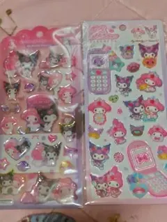 平成ハッピーフォン、ドロップジェリーシール　マイメロディ、クロミ