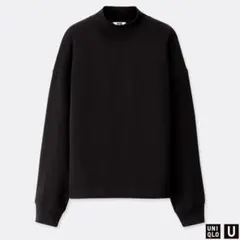 モックネックT ユニクロユー ブラック L