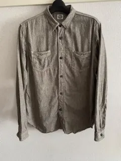 J.S.HOMESTEAD ごま塩シャツ