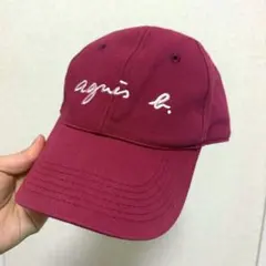 アニエスベー agnes b. ロゴ刺繍 キャップ TU（FREE）