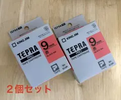 KING JIM TEPRA PRO テープカートリッジ SC9R 赤✖️2のサムネイル