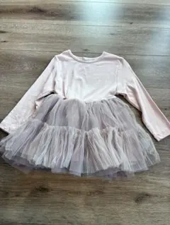 Banana J ピンクチュールワンピース S 90cm