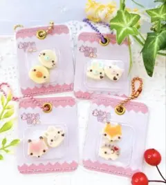 あにまるパッケージチョコキーホルダー　ハンドメイド　フェイクスイーツ