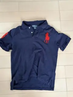 POLO RALPH LAUREN ビッグポニー ポロシャツ ネイビー レッドのサムネイル